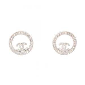 Chanel Cc Logo Earrings Sterling Silver #246671C89B